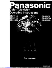 Panasonic CT-35G25 Manual
