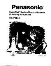 Panasonic CT-27SF25 Operating Instructions Manual