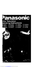 Panasonic CT-G2956X Manual