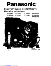 Panasonic SuperFlat CT-F2993V Operating Instructions Manual
