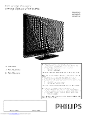 Philips 42PFL3704D User Manual