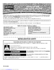 MAYTAG MFI2665XEW0 User Instructions