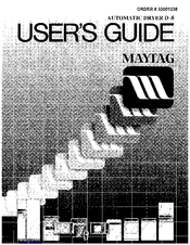 MAYTAG D-8 User Manual