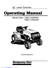 Montgomery Ward TMO-3395309 Operating Manual