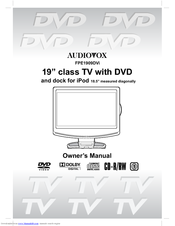 Audiovox FPE1909DVI Owner's Manual