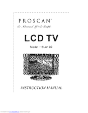 Proscan 15LA12Q Instruction Manual
