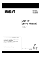 RCA 37LA30RQ User Manual