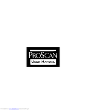 ProScan PS61670 User Manual