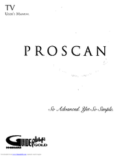 ProScan PS36710 User Manual