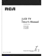 RCA 42LA55RS User Manual