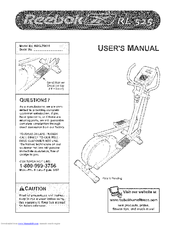 REEBOK Rl525 Elliptical User Manual