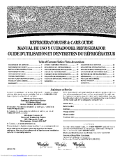 WHIRLPOOL GS6NBEXRA00 Use & Care Manual