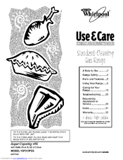 WHIRLPOOL YSF315PEG Use & Care Manual