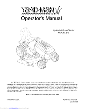 Yard-Man 615 Operator's Manual