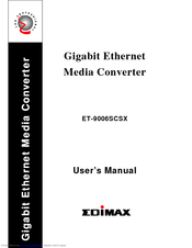 Edimax ET-9006SCSX User Manual