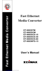 Edimax ET-9003SCS-30 User Manual