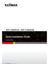 Edimax AR-7186WnB Quick Installation Manual