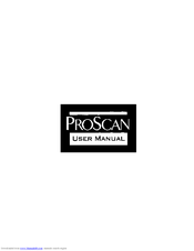 ProScan PS27125 User Manual
