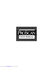 ProScan PS27115YX1BC User Manual