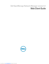 Dell OpenManage Network Manager 5.1 Client Manual