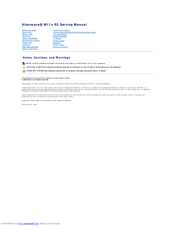 Dell Alienware M11xR2 Service Manual