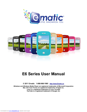 Ematic E6 Series User Manual