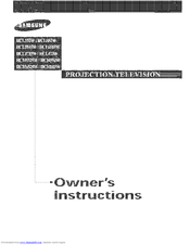 Samsung HCL5515W Owner's Instructions Manual