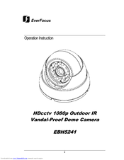 EverFocus EBH5241 Operation Instruction Manual