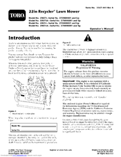 Toro Recycler 20073 Operator's Manual