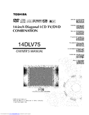 Toshiba 14DVL75 Owner's Manual