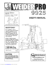 Weider PRO 9925 User Manual