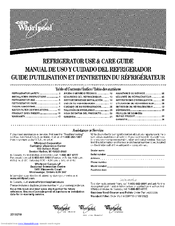 Whirlpool ED2JHGXRT02 Use & Care Manual