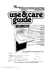 Whirlpool RB270PXK Use & Care Manual