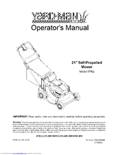 Yard-Man 978Q Operator's Manual