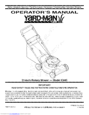 Yard-Man E445 Operator's Manual