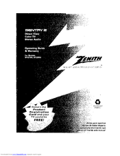 Zenith SENTRY 2 SY2765 Operating Manual & Warranty