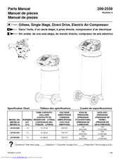 Powermate 200-2559 Parts Manual