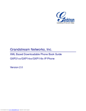 Grandstream Networks Phone Book Guide Manual