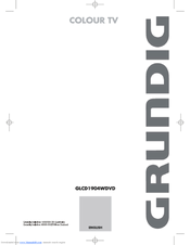 Grundig GLCD1904WDVD Instruction Manual