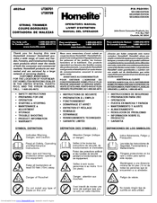 Homelite UT20701 Operator's Manual