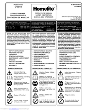 Homelite PowerTrim UT20748 Operator's Manual