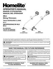 Homelite MightyLite UT21046 Operator's Manual