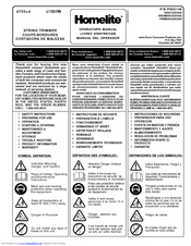 Homelite UT20739 Operator's Manual