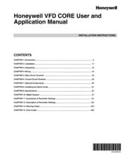 Honeywell VFD CORE Installation Instructions Manual