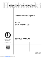 Hoshizaki DCM-300BAH Service Manual