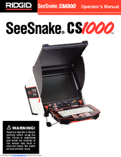RIDGID SeeSnake CS1000 Operator's Manual