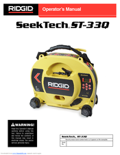 RIDGID SeekTech ST-33Q Operator's Manual