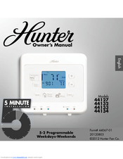Hunter 44132 Owner's Manual