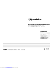 Roadstar CDR-4130CD Instruction Manual
