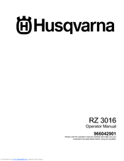 Husqvarna 966042901 Operator's Manual